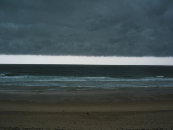 The start of a three day storm. Tofo, Mozambique.