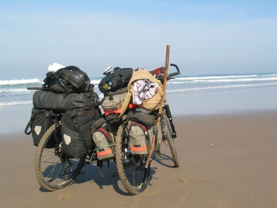 Waiting for the low tide. Transkei. South Africa.