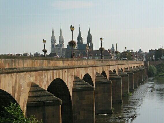 Crossing the Loire at Moulins.