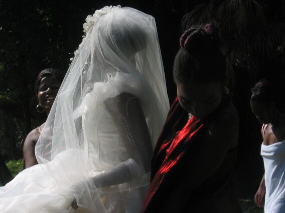 Weddings in the park. Maputo, Mozambique.